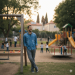 הורה מתכונן לנסיעה, מייצג עגלול מתקפל לרכב שנכנס בקלות לכל בגאז'.
