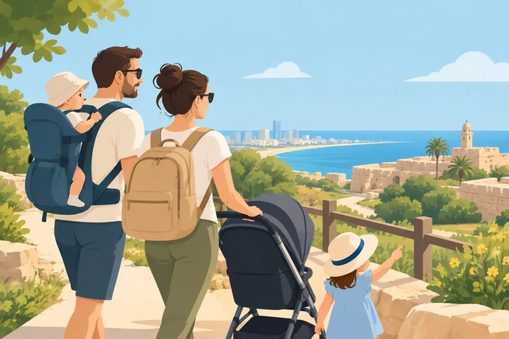 7 טיפים לטיול בטוח עם תינוקות ופעוטות בישראל