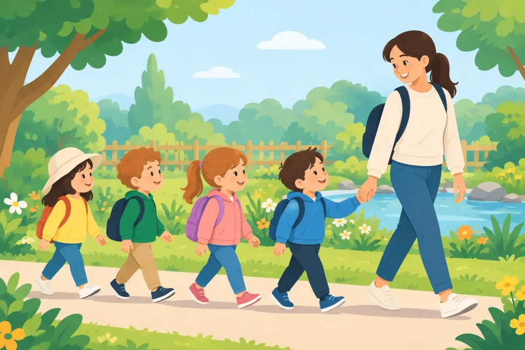 איך לארגן טיול בגן בצורה בטוחה ונעימה