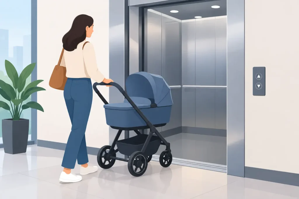 האם עגלול נכנס למעלית? כך בודקים לפני שיוצאים